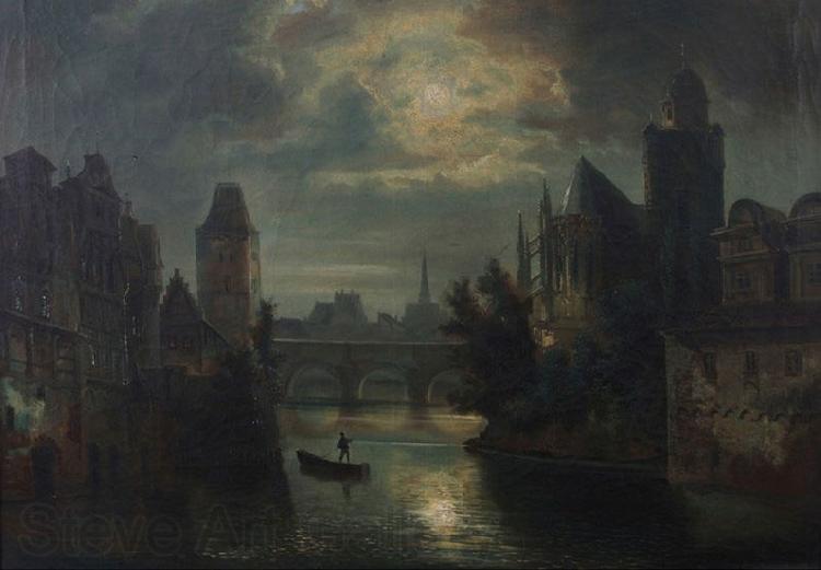 Ferdinand Lepie River by night